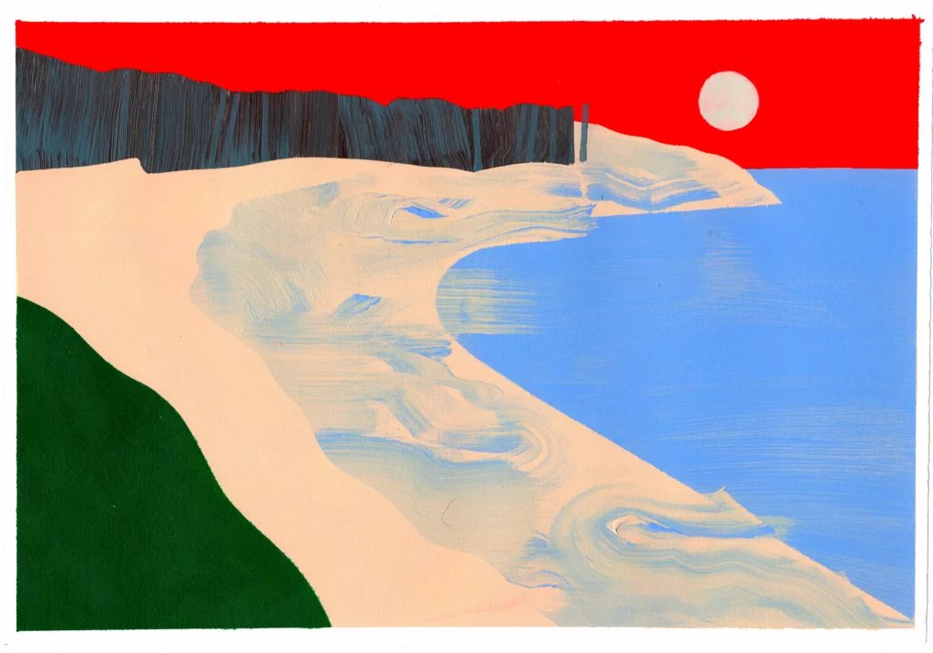 paysage-Plage-bleue-marta-orzel-galerie-mira copie