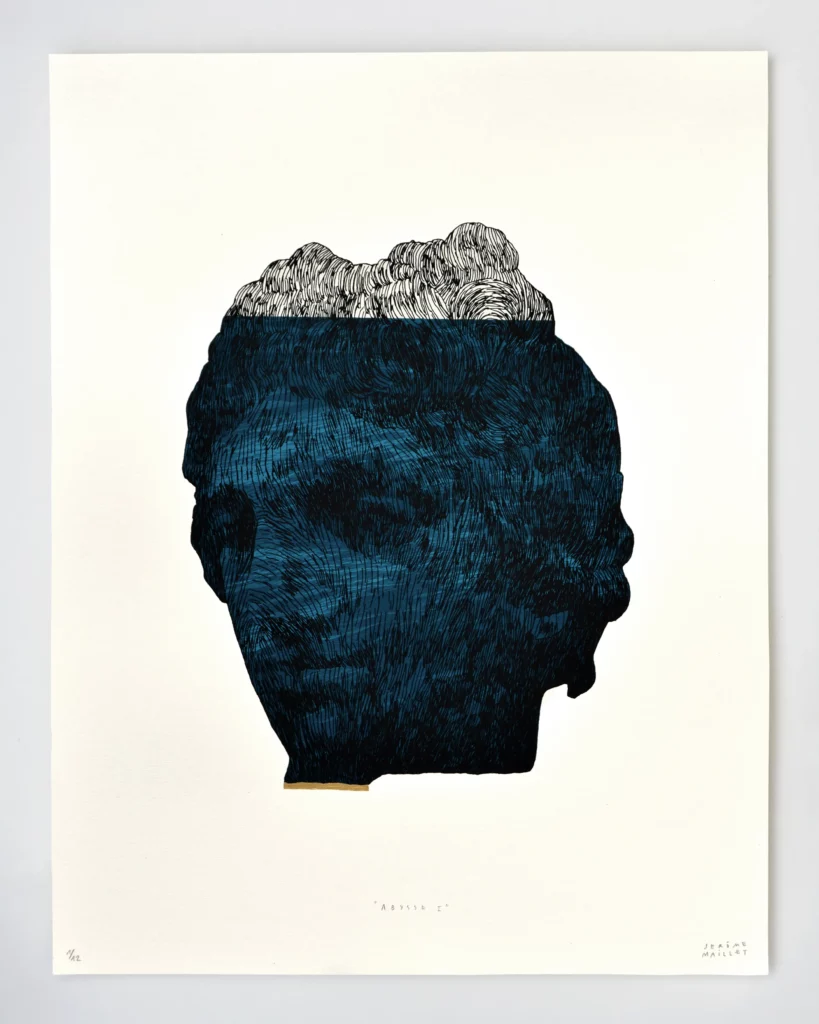 01. abysses I_30x40cm _ sérigraphie 5 passages _ 12ex. _ papier fabriano 285gr