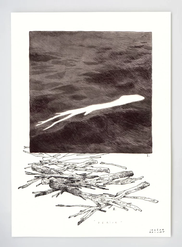 29. Dérive _ 21x29,7cm _ encre de chine et stylo _ papier ursus 300gr