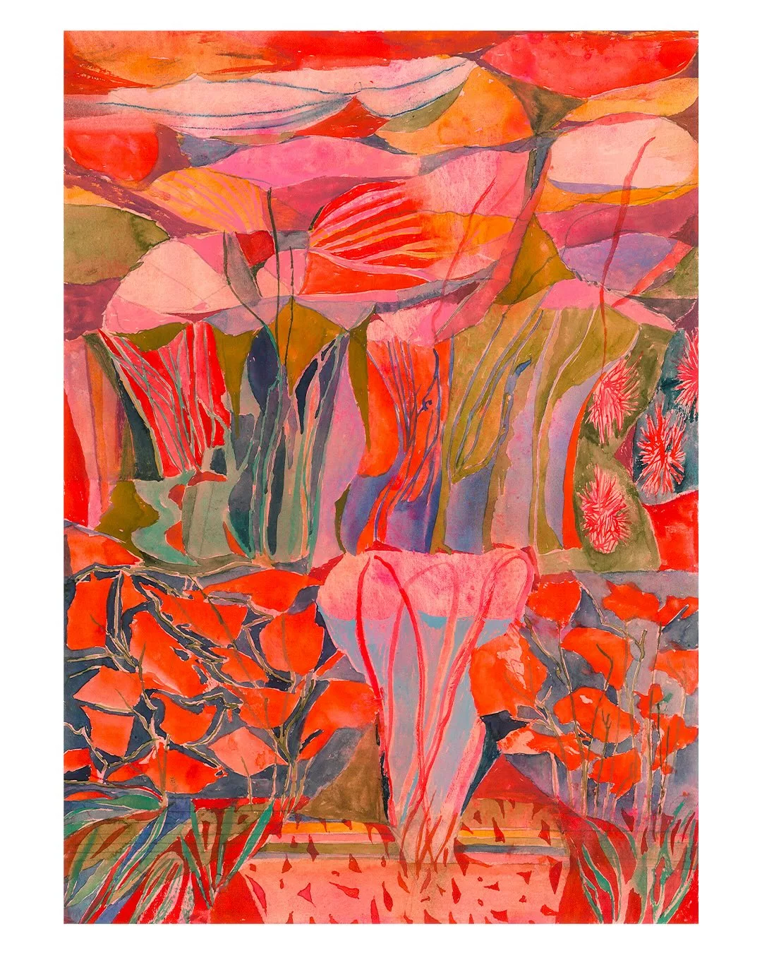 Le grand souffle @geoffroypithon  Aquarelle sur papier 30x42 cm
Encadrement bois sur mesure verre musée  Galerie MIRA fête ses 10 ans !
Exposition collective 04.12.25 - 31.01.26
@ferreol_babin @paulinebarzilai @barreaucharbonnet @j_bertrand_dhy @elsa_boch @magalicazo @bonnie_colin @sylvaindescazot @helene_delepine_artwork @helene_duclos @esnaultdenis @makiko_furuichi @irma_kalt_ @_jerome.maillet @morabitosergio_ @helenemorbu @luc_leblanc_ @nattosito @marta_orzel @piresdarocha @geoffroypithon @atelierpolyhedre @emeric_21 @valfretin @_versants
Geoffroy PITHON est un artiste basé à Nantes dont l’usage de la peinture lui permet d’explorer différents champs de la création. Diplômé de l’École Nationale des Arts Décoratifs de Paris (ENSAD-Paris) en 2012, il rejoint jusqu’en 2020 le studio de design graphique Formes Vives où il travaille principalement dans le champ social et culturel.
Depuis 2020, il développe sa propre approche créative quelque part entre l’art et le design en se concentrant sur l’expérimentation visuelle, la peinture et l’installation immersive à travers différents médiums voguant de l’imprimé au fait-main, de l’interactif au digital.
Guidés par une exploration de la couleur et de l’abstraction pour lier héritage esthétique et enjeux contemporains, ses travaux ont été présentés entre autre au Signe (Chaumont), Art Paris Fair (Paris), KIAF (Séoul), Maat Gallery (Paris), La Maison (Baden-Baden), le Kiosque (Mayenne), Galerie Mira (Nantes), Abbaye Royale de Fontevraud, Fotokino (Marseille), la Scène Nationale du Mans.
Il collabore également avec des marques telles que Hermès, Sézane, Casamance et Atelier Cologne.