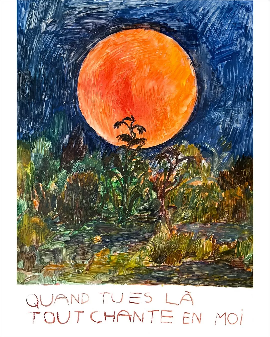 Le sol bougeait et nous avions l’air de cosmonautes égarés 
sur une part de pizza
Peinture, dessin, édition
Valfret, @valfretin Artiste auteur 
- 
Exposition 22 mars - 30 mai 2026 
Vernissage le 21 mars à partir de 18h30
en présence de l’artiste
Performance - lecture de l’ouvrage 
La Montagne éditions Fremok 
avec Henri LANDRÉ à la guitare
le 22 mars à 17h, places limités sur réservation 
contact@galerie-mira-nantes.com
-
Galerie MIRA 1bis rue Voltaire, Nantes
Valfret - Cyprien Mathieu, est né en 1982 en Haute-Savoie. Il s’installe en Belgique après des études aux Beaux-Arts de Tournai. D’abord auteur de bande dessinée (notamment aux éditions Les Requins Marteaux), il se tourne vers la peinture et le dessin, collaborant avec des revues comme Hôpital Brut ou Super Structure. Son style explosif le pousse à publier des livres d’images solitaires, des récits fragmentés qui le mènent chez Frémok.
Bien qu’il ait songé à abandonner la BD, il se réfugie dans l’aquarelle et la gouache, outils d’une œuvre hantée par l’effondrement et la répression. En 2021-2022, il crée simultanément Un et demi et La Montagne, deux récits mêlant rage et lyrisme, où le texte s’inscrit dans le paysage. Ces œuvres paraissent chez Frémok : Un et demi en 2023, La Montagne en 2025.
Valfret expose à MIRA pour l’exposition collective des 10 ans de la galerie, présentant des peintures sur papier, aux côtés de ses livres publiés chez Frémok.