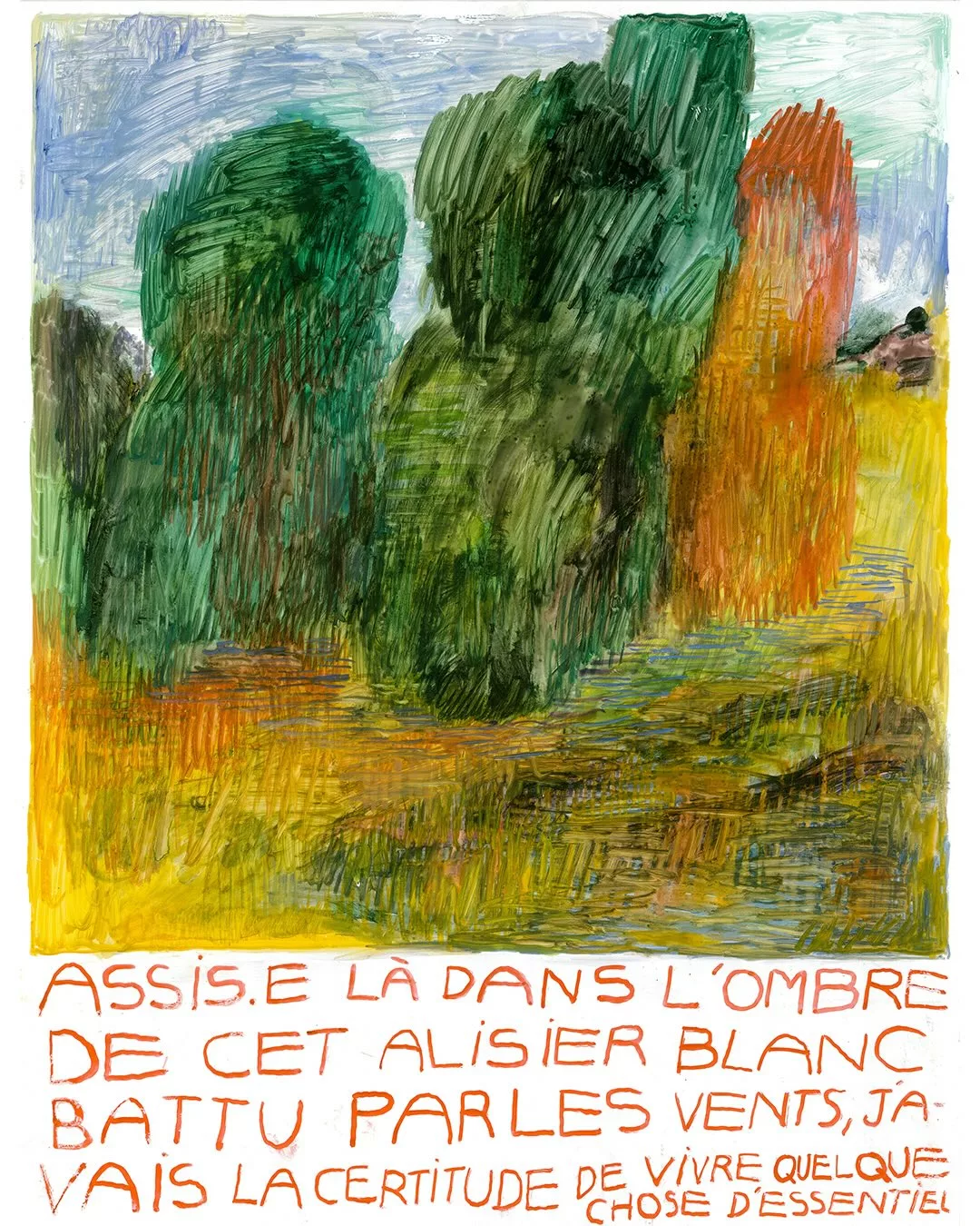 Le sol bougeait et nous avions 
l’air de cosmonautes égarés sur une part de pizza Valfret, Cyprien Mathieu @valfretin  Artiste auteur 
- 
Exposition 22 mars - 30 mai 2026 
Vernissage le 21 mars à partir de 18h30
en présence de l’artiste
Performance - lecture de l'ouvrage par @valfretin 
La Montagne éditions Fremok @editions_fremok 
avec Henri Landré à la guitare
le 22 mars à 17h
-
Galerie MIRA 1bis rue Voltaire, Nantes   (…) Comment qualifier l’œuvre de Cyprien Mathieu, qui depuis plusieurs années trace un chemin marginal dans le champ de la bande dessinée ? En bruit de fond, dans ses récits, le mal se mêle à la colère. Le présent a une sale gueule, l’horizon est en deuil et la vie si brutale qu’il vaudrait mieux tout annuler. Foutre le feu. Faire que le paysage se charge d’exprimer ce brasier intérieur. En bruit de fond, dans ses compositions foisonnantes, on perçoit aussi une épiphanie végétale, une sensation puissante d’osmose cosmique, un souffle amoureux, primitif et chaud, capable de tout relier. Et la certitude de vivre quelque chose d’essentiel.(…) @eva__prouteau , critique d’art  Le dimanche 22 mars à 17h, ne manquez pas la lecture de La Montagne (Frémok) par son auteur, accompagnée par Henri LANDRÉ à la guitare. Un moment poétique et immersif, où la musique rencontre l’univers graphique de l’artiste, suivi d’un temps de convivialité et d’échanges.
Cet évènement est gratuit, les places sont limitées, merci de réserver.