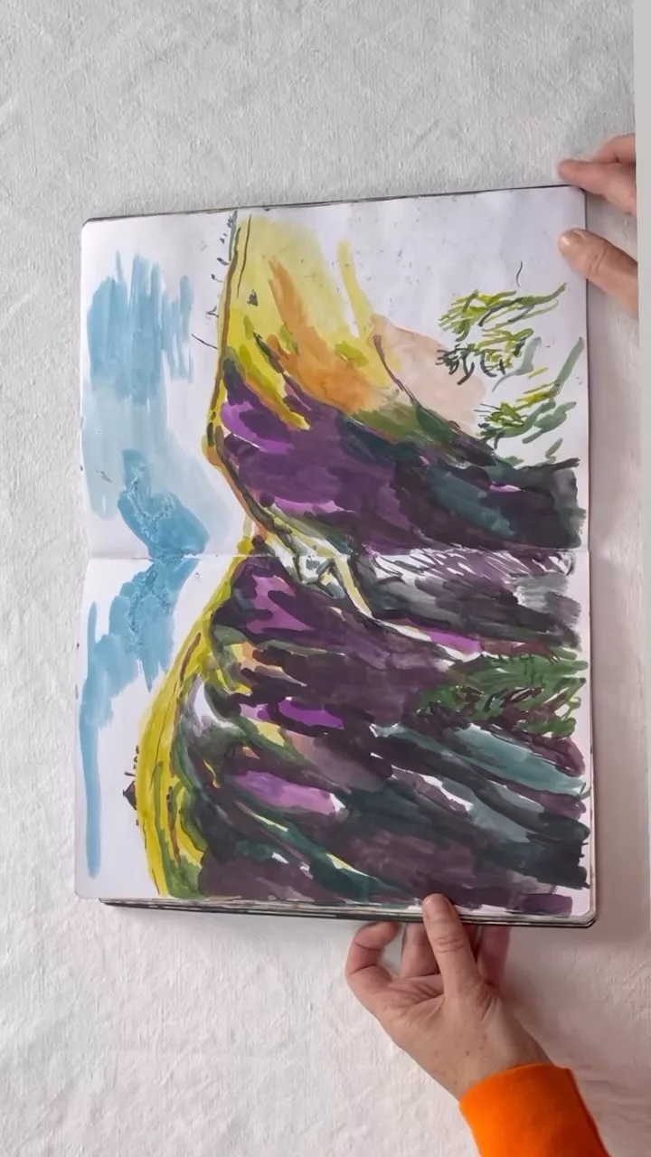 Le sol bougeait et nous avions
l’air de cosmonautes égarés sur une part de pizza
Valfret, Cyprien Mathieu @valfretin
Artiste auteur
-
Exposition 22 mars - 30 mai 2026
-
Galerie MIRA 1bis rue Voltaire, Nantes
Réalisés entre 2024 et 2025, les 9 carnets présentés constituent une préparation indispensable aux livres et peintures de l’artiste.
Au quotidien, Cyprien Mathieu remplit des carnets, capturant ainsi ses idées, esquisses et inspirations qui nourrissent son œuvre.
Ces pages de carnet aux formats variés, sont travaillées à la gouache, à l’aquarelle, au pastel, au stylo bille ou à l’encre.
Accessibles en libre consultation pendant l’exposition, les carnets à dessins invitent chacun à découvrir l’intimité créative de l’artiste.